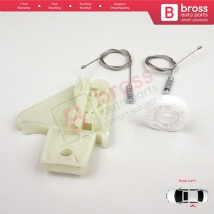 Juego de Reparación de Elevalunas Eléctrico Trasero Izquierdo BWR5076 para Octavia MK2 A5 1Z3 1Z5 2004-2013 4/5 Puertas 1Z0839655 - Product Image 4