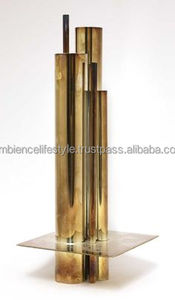 Florero de Metal plateado moderno de estilo de vida ambiental, accesorio decorativo de alta calidad para el hogar, sala de estar, decoración de Navidad - Product Image 2