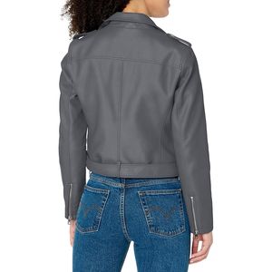 Vintage Ladies Sheep Skin <b>Suede</b> Long Sleeve Winter Regular <b>Bomber</b> <b>Jacket</b> Casual Zipper Breathable Cotton Pockets Streetwear Coat - Product Image 2