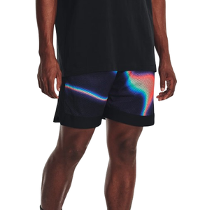 กางเกงบาสเก็ตบอลชายคุณภาพดีเยี่ยม แบบสองชั้น พิมพ์ลายทั้งตัว ดีไซน์ลำลองสำหรับฤดูร้อน ผ้าตาข่ายแบบซับลิเมชั่น - Product Image 3