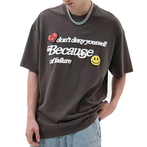 Camisetas Transpirables y Cómodas de Primera Calidad con Estampado Puff de Pakistán, Camisetas con Estampado Puff de Buena Calidad en Oferta - Product Image 1