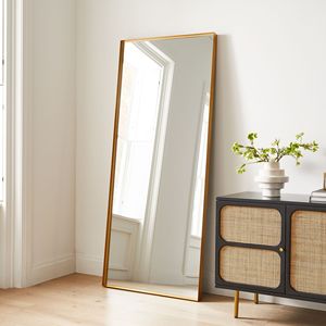 Customized Size and Rectangular Shape Floor Standing <b>Mirror</b> <b>Frame</b> Metal <b>Gold</b> Color Floor Standing <b>Mirror</b> <b>Frame</b> - Product Image 4