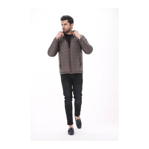 Chaqueta de Invierno Acolchada para Hombre con Logotipo Personalizado, de Alta Calidad, Impermeable, Cortavientos, Transpirable, con Capucha, Tallas Grandes, Estilo Urbano - Product Image 4