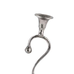 Decorative Candle Holder <b>Set</b> Antique Finish Metal Candle Stand for Wedding Party and Indoor Lighting - Product Image 4