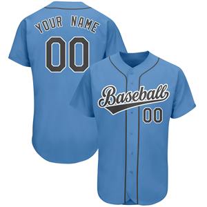 Maillot de baseball personnalisé pour homme, uni, boutonné, haute qualité, 100 % polyester, séchage rapide, confortable, respirant, vêtements de sport pour équipe - Product Image 5