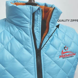 Chaleco de Invierno para Hombre, Grueso, con Capucha Desmontable, Cierre de Cremallera, Estilo Deportivo, para Exteriores, de Poliéster Tejido, Sin Mangas, Acolchado - Product Image 3