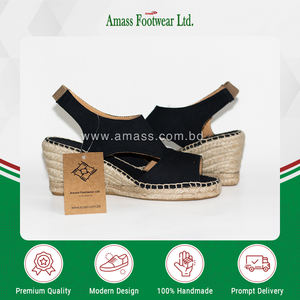 Top Supplier in Bangladesh Customized Women's Slip-On Espadrille Casual Leather Upper Breathable Summer Wear at Wholesale Price - Product Image 2