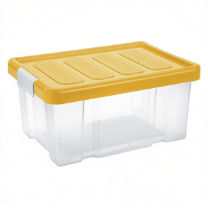 Tontarelli 43Lt Puzzle Box Conteneur jaune avec roulettes Sac avec poulie 8035636ABV - Product Image 2