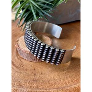 Leander Tahe Men's Sterling <b>Silver</b> Fashion <b>Cuff</b> <b>Bracelet</b> - Product Image 4