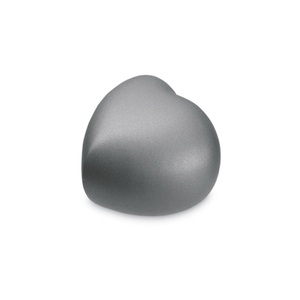 Urne funéraire en laiton de haute qualité avec support urnes funéraires en métal fini de couleur gris clair - Product Image 1
