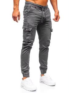 Pantalones de chándal con cordón antiarrugas para hombre personalizados al por mayor, nuevo estilo, ropa deportiva informal hecha en algodón, pantalones de chándal con patrón recto - Product Image 4