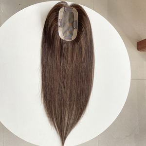 Topper de Cabello Natural Fácil de Usar, Base Mono 3x5.5 con Clips para Mujeres con Pérdida de Cabello, Cabello Humano Europeo Sin Procesar - Product Image 6