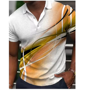 Camisetas Casuales de Estilo Urbano para Hombre al por Mayor, 100% Poliéster, Camisetas Sublimadas 2026, Camisetas Estampadas - Product Image 3