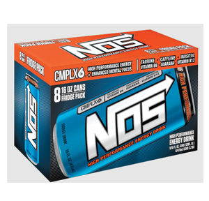 Acheter NOS High Performance Energy Drink 16oz sans sucre boîte de 6 avec mélange de carbonate comme ingrédient principal - Product Image 5