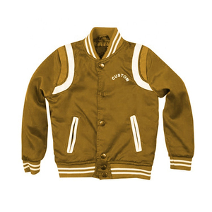 Top Qualité Vente Chaude Hiver Satin Varsity Veste pour Hommes Chaud En Plein Air Régulier Léger Satin Varsity Vestes pour Hommes Nouveau - Product Image 2