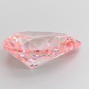 Pierre de diamant CVD de laboratoire certifiée IGI, taille poire, couleur rose vif fantaisie, 20,1 carats, clarté VS1, bijoux haut de gamme pour - Product Image 6