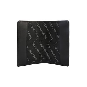 Black Slim Leather <b>Card</b> <b>Holder</b> <b>Wallet</b> with Anti-Theft and Handmade Design - Product Image 4