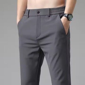 <b>men's</b> pants <b>men's</b> trousers 2025Summer Pants <b>Mens</b> Stretch Korean Casual <b>Slim</b> <b>Fit</b> <b>Jogger</b> Business Classic Trousers Male Thin - Product Image 3