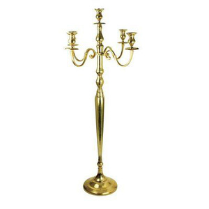 Best Selling Antiqued Gold Metal Candelabra Stylish Home <b>Decoration</b> and Wedding <b>Table</b> <b>Top</b> Handicraft Crafted - Product Image 6
