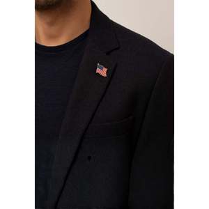 Lot de 10 pinglettes de drapeau américain en émail, avec attache de sécurité - Product Image 2