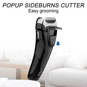 Rasoir électrique portable pour homme, étanche IPX7, à 3 lames oscillantes, avec chargement USB, pour utilisation en camping-car, tondeuse à barbe - Product Image 5