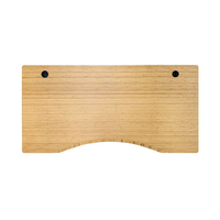 Plateau de Table 100% bambou véritable, support en bambou massif, pour bureau vertical, maison