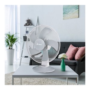 STEELO Ventilador de Mesa 40W 40cm con 5 Aspas Blanco y Gris AR5ST40W - Product Image 3