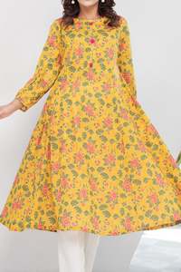 OEM 2024 Festival colección Kurtis venta al por mayor último estilo paquistaní bordado shalwar Kameez ropa de mujer tradicional - Product Image 6