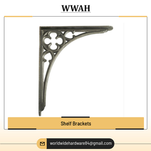 2023 Most Demanded Custom Size Design Bracket Heavy Duty Black Color Book <b>Shelf</b> Brackets From India - Product Image 4