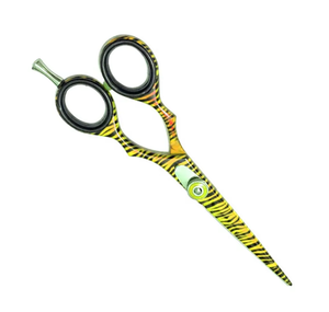 Tijeras de corte de pelo de peluquero al por mayor con cuchillas afiladas de metal y acero, tijeras de peluquería de belleza con reposapiés ajustable - Product Image 5