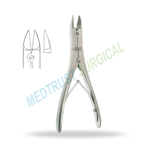 Rongeurs de Hueso Bohler de 15 cm, Rectos, Instrumentos Ortopédicos Manuales, Acero Inoxidable de Alta Calidad, Certificación CE/ISO13485, Clase I - Product Image 2