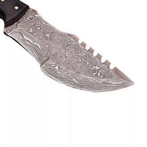 Cuchillo de Supervivencia para Caza y Camping, Hoja Fija de Acero Inoxidable, Mango de Madera Personalizado, OEM Disponible - Product Image 5