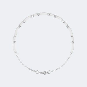 1.50CTW Round Pave Set Diamond Link <b>Bracelet</b> 14k <b>Gold</b> Lab Grown D Color Sparkle <b>Adjustable</b> Chain Jewelry for Women 7 - Product Image 4