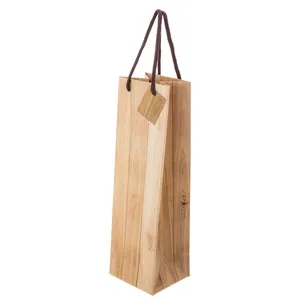Aldhibah Custom Merchandising Paper Bag Promotional Bottle Bag - Product Image 1