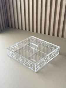 Fabrication de boîtes en acrylique de luxe, best-seller, design artisanal, fabriquées en Inde, avec couvercle en bois, pour les cadeaux de l'Aïd, du Ramadan, des fêtes - Product Image 5