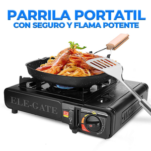 Fornello da Campeggio Portatile a Gas Butano Leggero per BBQ Manuale, Picnic e Viaggi - Calore e Comodità per Avventure all'Aperto - Product Image 5