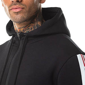 Sudaderas con capucha y sudadera para hombre 100% algodón en blanco grueso de felpa francesa de calidad de lujo peso pesado de gran tamaño con logotipo estampado personalizado - Product Image 2