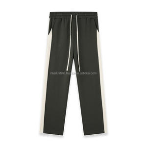 กางเกงขายาวลำลองผู้ชายเอวสูงผ้าขนสัตว์ รุ่น 2026 A/W น้ำหนักเบา ทรงขากว้าง เย็บด้านข้าง มีเชือกผูกเอว - Product Image 6