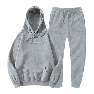 OEM Haute Qualité Lourd 100% Coton 2 Pièces Crop Top Sweat à Capuche Femme Pantalon de Survêtement Surdimensionné Et Sweats à Capuche pour Femmes Ensemble Survêtements - Product Image 6