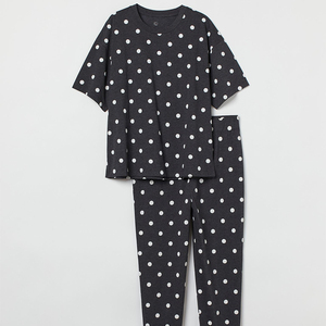 Conjunto de Pijama para Mujer, Ropa de Dormir/Hogar, 2 Piezas, Cómodo, Moderno, Estilo Femenino, Camisa y Pantalón Suaves - Product Image 3