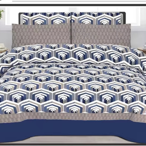 Juego de sábanas de algodón paquistaní, juego de cama de algodón a precio al por mayor, Sábana pakistaní de alta calidad, Sábana impresa de algodón 100% - Product Image 1