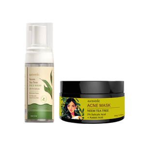Crema Facial Herbal de 2 Pasos para el Control del Acné, Solución de Doble Etapa para una Piel Clara - Product Image 1