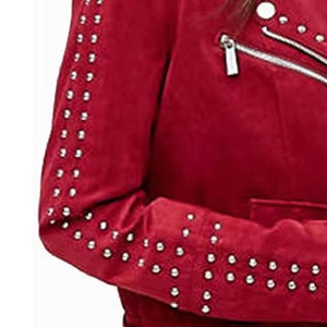 Chaquetas de Cuero Genuino para Mujer, Color Naranja, de Alta Calidad, a la Moda, Chaqueta de Cuero Original, Talla Personalizada - Product Image 5