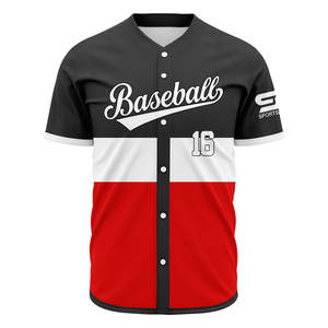 Jersey de Softbol de Impresión 3D de Buena Calidad, Jersey de Béisbol con Impresión Personalizada OEM, Uniforme de Béisbol con MOQ Bajo - Product Image 4