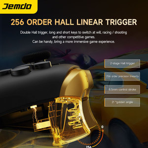 Jemdo Xuanwu Chuyên Nghiệp Không Dây Cho Phím Điều Khiển PC Phiên Bản Trò Chơi Điều Khiển Tương Thích Với PC Chuyển Đổi Hơi Nước Rung Tính Năng - Product Image 6