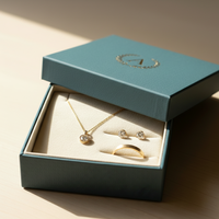 Boîte à bijoux rigide carrée de haute qualité avec impression de logo personnalisé Emballage en papier écologique pour montres et petits cadeaux