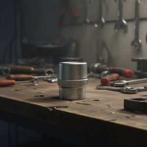 Hazet 3/8'' 6-Point Square <b>Socket</b> with Traction Profile and Knurling - Product Image 3