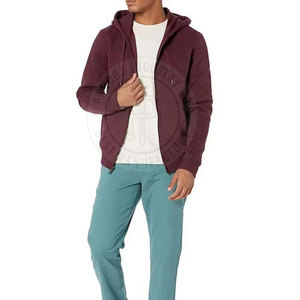 Top vente OEM Service hommes fermeture éclair sweats à capuche prix de gros hommes fermeture éclair sweats à capuche 100% hommes fermeture éclair sweats à capuche - Product Image 3