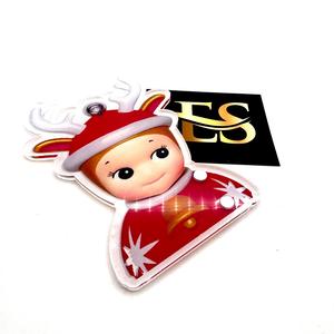 EXECTUS Venta al por mayor Acrílico 2 1 Sonny Angel Christmas Lash Tile Herramienta de belleza de impresión de logotipo personalizado sostenible - Product Image 6