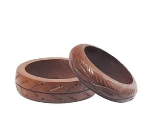 Bracelet manchette en bois pour design sculpté avec des bracelets faits à la main à bas prix - Product Image 2